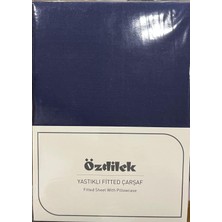 Özdilek Colurist Lastikli Fitted Tek Kişilik Çarşaf Takımı 100 x 200 +30 cm ( 30 cm Yükseklik ) Pasifik