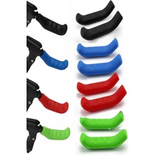 Bisiklet Dünyam Silikon Fren Kolu Koruyucu Bisiklet, Scooter Uyumlu Mavi