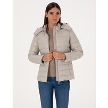 Pierre Cardin Kadın Taş Çıkarılabilir Kapüşonlu Mont 50314169-VR049