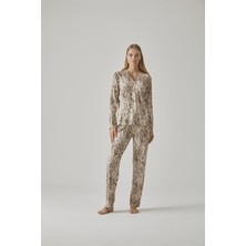 Relax Mode Kadın Gömlek Pijama Takım - 10771
