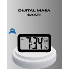 Fta Ticaret Dijital Masa Saati Sensörlü Aydınlatmalı Alarm ve Sıcaklık Ölçerli