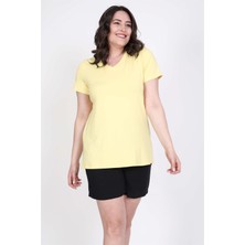 Myline V Yakalı Tişört