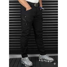 Unısex Softshell Su Dayanıklı ve Rüzgar Geçirmez Içi Polarlı Kışlık Taktik Pantolon