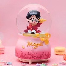Keyfim Shop Sihirli Magic Tasarım Işıklı Müzikli Püskürtmeli Büyük Boy Kar Küresi