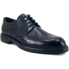 Libero 5776 Hakiki Deri Erkek Günlük Ayakkabı-Siyah