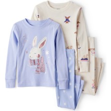 Carter's Kız Bebek Ekru Pijama Set