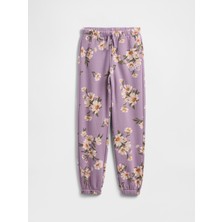 Gap Kız Çocuk Lila Relaxed Gap Logo Jogger Eşofman Altı