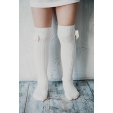 Katia & Bony Let's Party Dizaltı Çocuk Çorabı Ekru