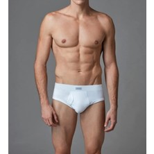 Eros Erkek Iç Giyim Beyaz Micro Modal Slip Iç Çamaşır