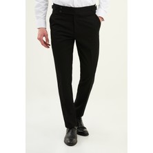 MCR Düz Super Slim Fit Kemer Detaylı Tokalı Erkek Pantolon