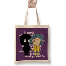 Toyaso Caroline Be Careful Bez Çanta Uzun Saplı Alışveriş Çantası Plaj Çantası