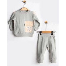 Picossa 1222Pİ Erkek Bebek Wildcat Baskılı Eşofman Ikili Takım