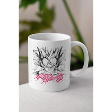 Toyaso Dragon Ball Z Vegeta Anime Baskılı Beyaz Kupa Bardak