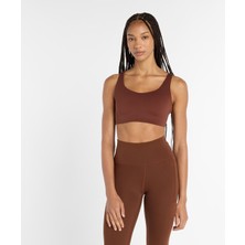 Nb New Balance Kahverengi Kadın Sporcu Sütyeni