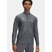 Under Armour 6008868-025-M Challenger Track Jack Gri Normal Düz Erkek Zip Ceket