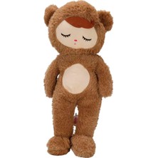 Pufu Toys Hayvan Kostümlü Peluş Bebek - Kahverengi