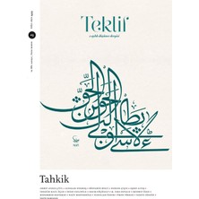 Ketebe Yayınları Teklif 2 Aylık Düşünce Dergisi Sayı: 23 Kasım 2025