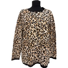 Phuti Leopar Desenli Kazak