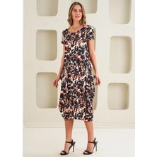 Relax Mode Kadın Örme Viskon Elbise - 45269