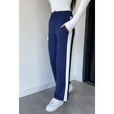 Gülseli Kadın Bel Lastikli Yan Şeritli Eşofman Altı P-00018983