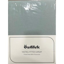 Özdilek Colurist Lastikli Fitted Tek Kişilik Çarşaf Takımı 120 x 200 +30 cm ( 30 cm Yükseklik ) Çağla