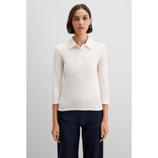 1613647-80194 Mavi Polo Yaka Modelli Penye.