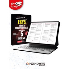 Pegem Akademi Yayıncılık 2026 Millî Eğitim Bakanlığı Eğitim Kurumlarına Yönetici Seçme Sınavı E-Kitap Formatında Eğitim Bilgileri