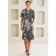 Relax Mode Kadın Örme Viskon Elbise - 45273