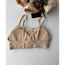 Intive Lingerie Günlük Kullanım Önü Bağlama Detaylı Padli Yumuşak Bralet