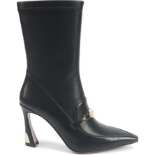 Nine West Dora 5pr Siyah Kadın Topuklu Bot Suni Deri Dış Materyal ile Şık ve Trend Görünüm