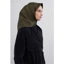 Armine 2025 Desenli Saf Ipek Twill Eşarp 9415-03