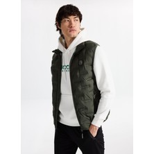 Discovery Expedition D5WM-YLK3307 Haki Relaxed Kapitone Erkek Yelek