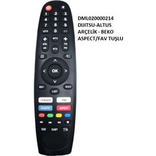 Beko Androıd Aspect/fav Tuşlu LCD Tv Kumandası