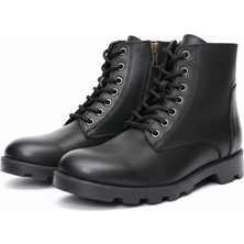 Elevold Ravn Erkek Hakiki Deri Postal Bot – El Yapımı +7 cm Gizli Topuklu Boy Uzatan