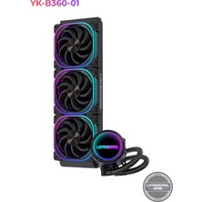 Loving Cool Lovıngcool Yk Serısı  Intel / Amd Destekli Argb Fanlı Infinite Panel Cpu Işlemci 360MM Sıvı Soğutma Sistemi