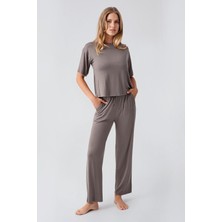 Artış Collection Kısa Kollu Esnek Viskoz Pijama Takım 18215