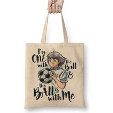 Toyaso Tsubasa Bez Çanta Uzun Saplı Alışveriş Çantası Plaj Çantası