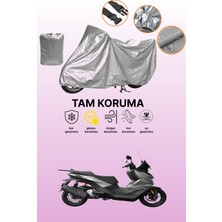 Dokaca Gri Voge Sr3 Uyumlu Motosiklet Brandası, Koruyucu Örtü, Motor Branda