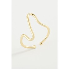 Gümüş Takıcım Zikzak Metal Yüzük