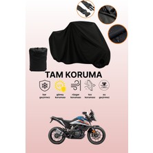Dokaca Siyah Ktm 250 Adventure Uyumlu Motor Branda, Koruyucu Örtü, Motosiklet Brandası