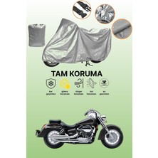 Dokaca Gri Honda Vt 750 C Shadow Uyumlu Motosiklet Brandası, Koruyucu Örtü, Motor Branda