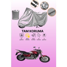 Dokaca Gri Jawa 650 Style Uyumlu Motosiklet Brandası, Koruyucu Örtü, Motor Branda