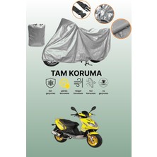 Dokaca Gri Keeway Focus 125 Uyumlu Motosiklet Brandası, Koruyucu Örtü, Motor Branda