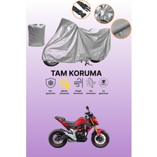 Dokaca Gri Rks Rn 180 Uyumlu Motosiklet Brandası, Koruyucu Örtü, Motor Branda