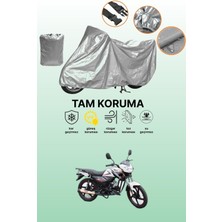 Dokaca Gri Rks x Power 50 Uyumlu Motosiklet Brandası, Koruyucu Örtü, Motor Branda