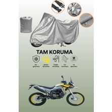 Dokaca Gri Voge 250 Gy Uyumlu Motosiklet Brandası, Koruyucu Örtü, Motor Branda