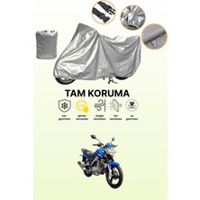 Dokaca Gri Yuki TN150-3A Driver Uyumlu Motosiklet Brandası, Koruyucu Örtü, Motor Branda