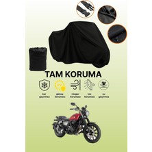 Dokaca Siyah Rks K-Light 202 Uyumlu Motor Branda, Koruyucu Örtü, Motosiklet Brandası