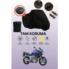 Dokaca Siyah Arka Çanta Uyumlu Yamaha Tdm 850 Uyumlu Motosiklet Brandası, Koruyucu Örtü