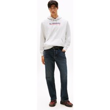 Tommy Jeans Kapüşon Yaka Açık Gri Erkek Sweatshırt DM0DM22113P09 Tjm Reg Dna Hoodıe Ex
